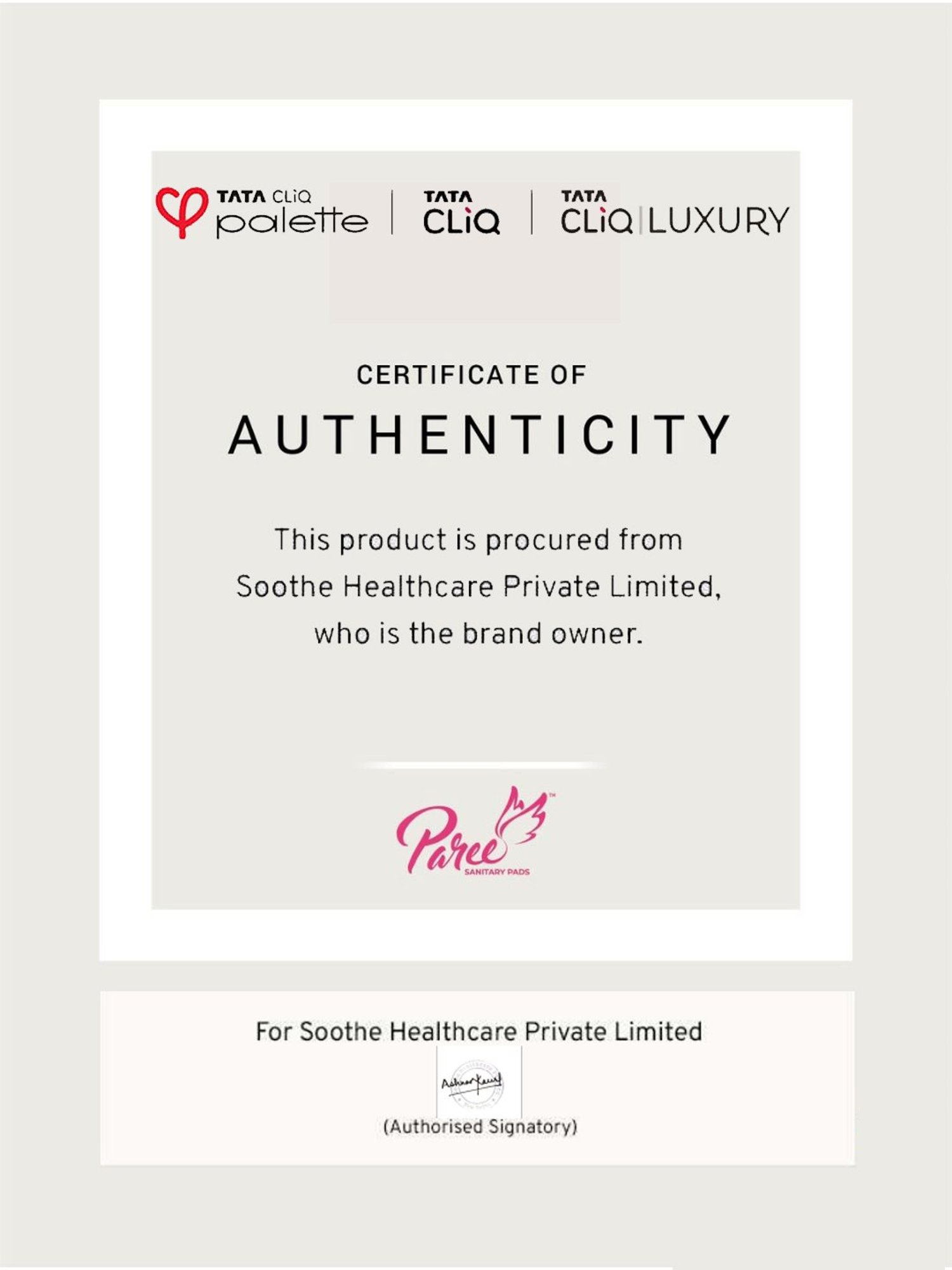 Paree Prima Ultra-Thin Pantyliners for Women - 25 Pcs