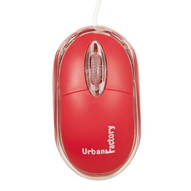 URBAN FACTORY BDM05UF CRISTAL MOUSE RED OPTICAL