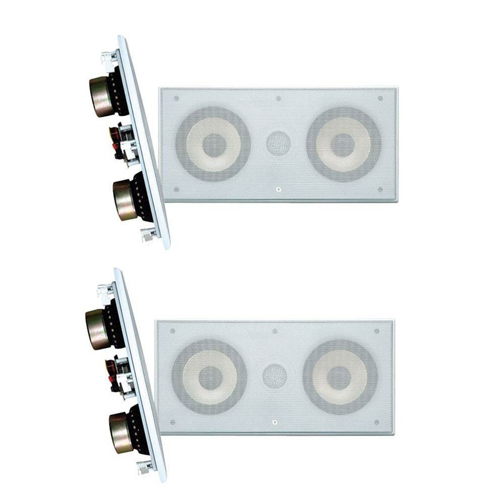 PYLE PDIWCS56 5.25" 300W In Wall Celing Speaker White Single Unit (2 Pack)