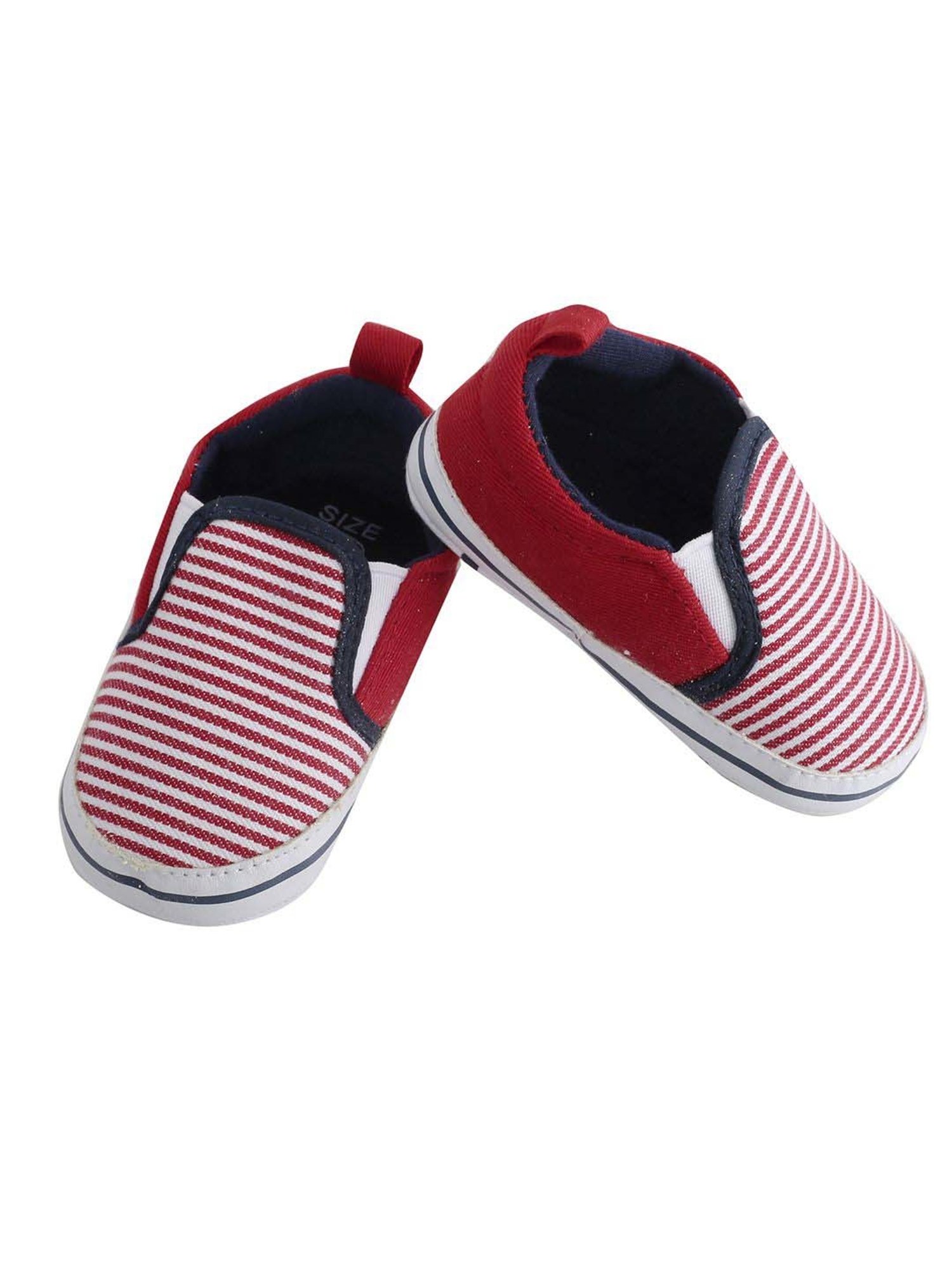 Baby Moo Kids Red & Blue Casual Booties