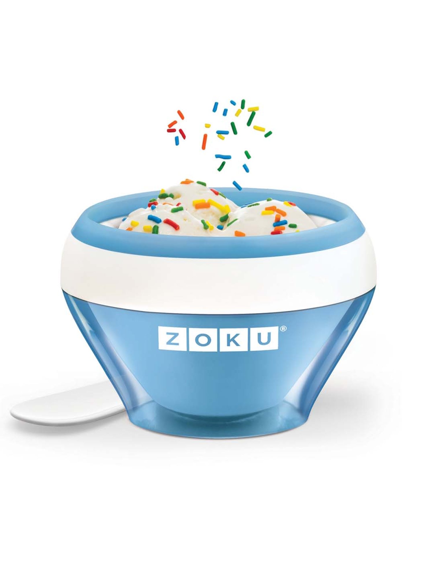 Zoku Blue Stainless Steel 13.8 cm Ice-Cream Maker (0.147 L) - Set of 1