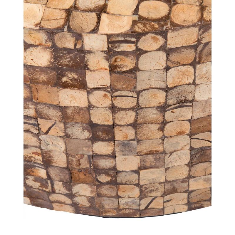 Cummings Coconut Shell Inlay Coffee Table Brown - East At Main