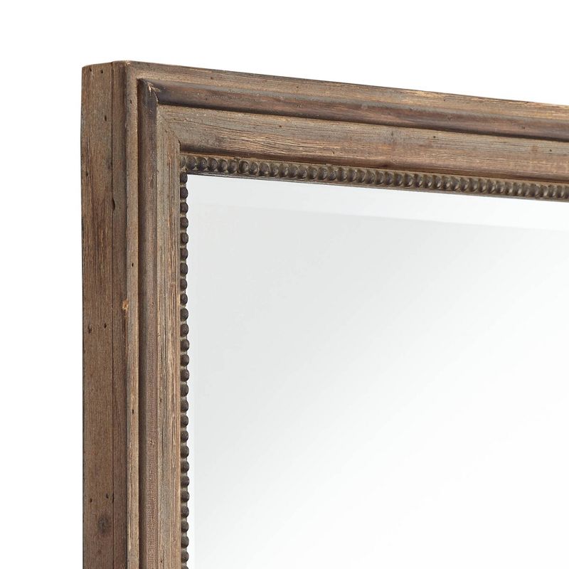 Noble Park Lesley Beaded Wood 26 3/4" x 37" Wall Mirror