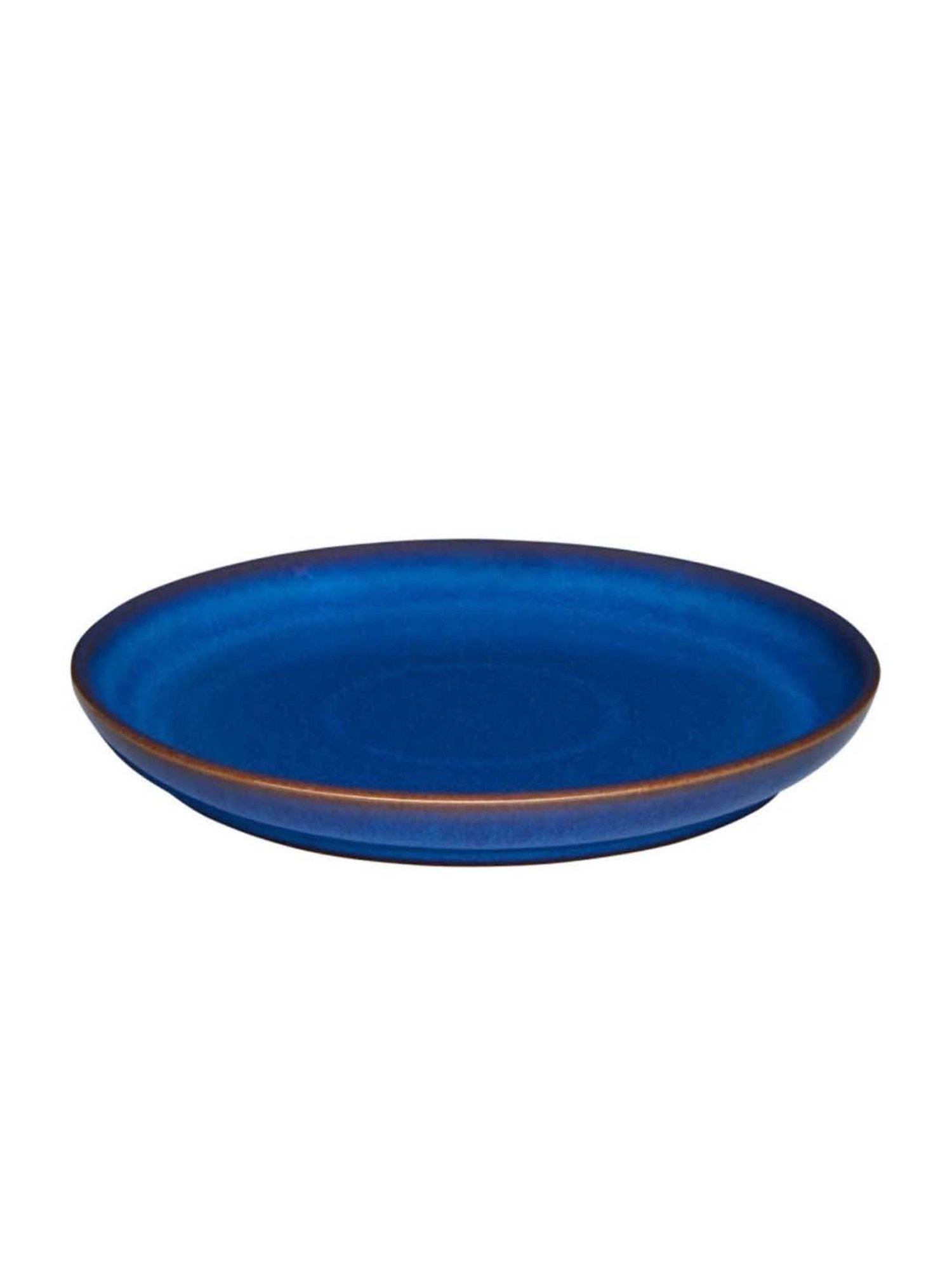 Denby 'Imperial' Navy Stoneware 21 cm Coupe Plate - Set of 1