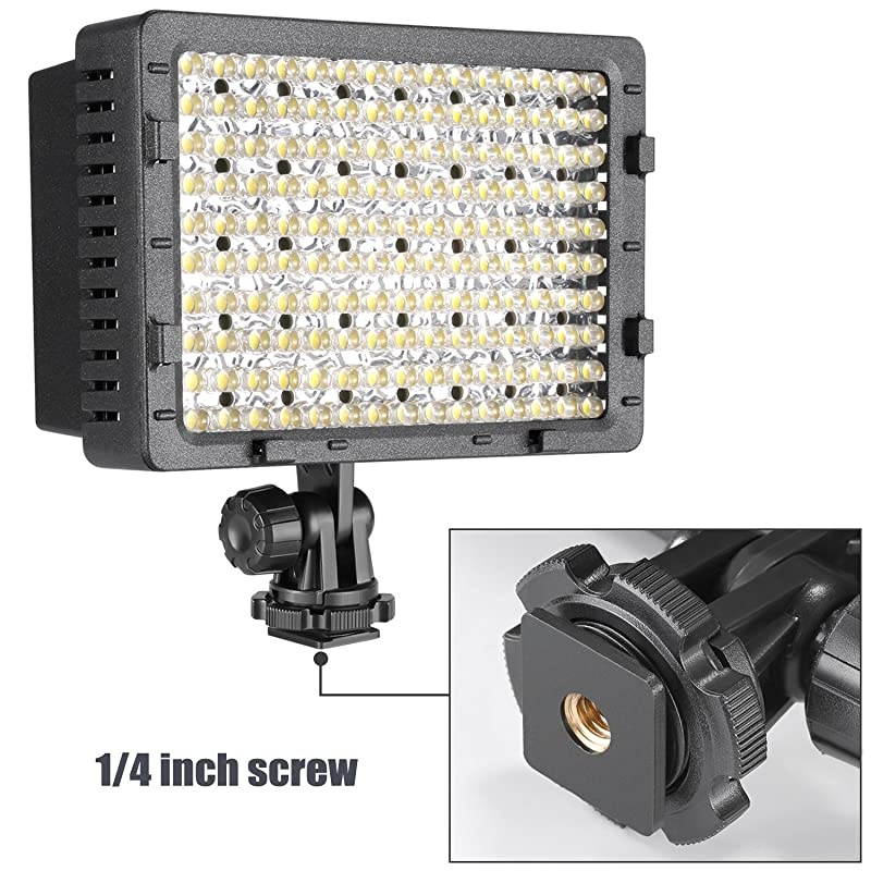 160 LED CN-160 Dimmable Ultra High Power Panel Digital Camera / Camcorder Video Light, LED Light for Canon, Nikon, Pentax, Panasonic,SONY, Samsung and Olympus Digital SLR Cameras