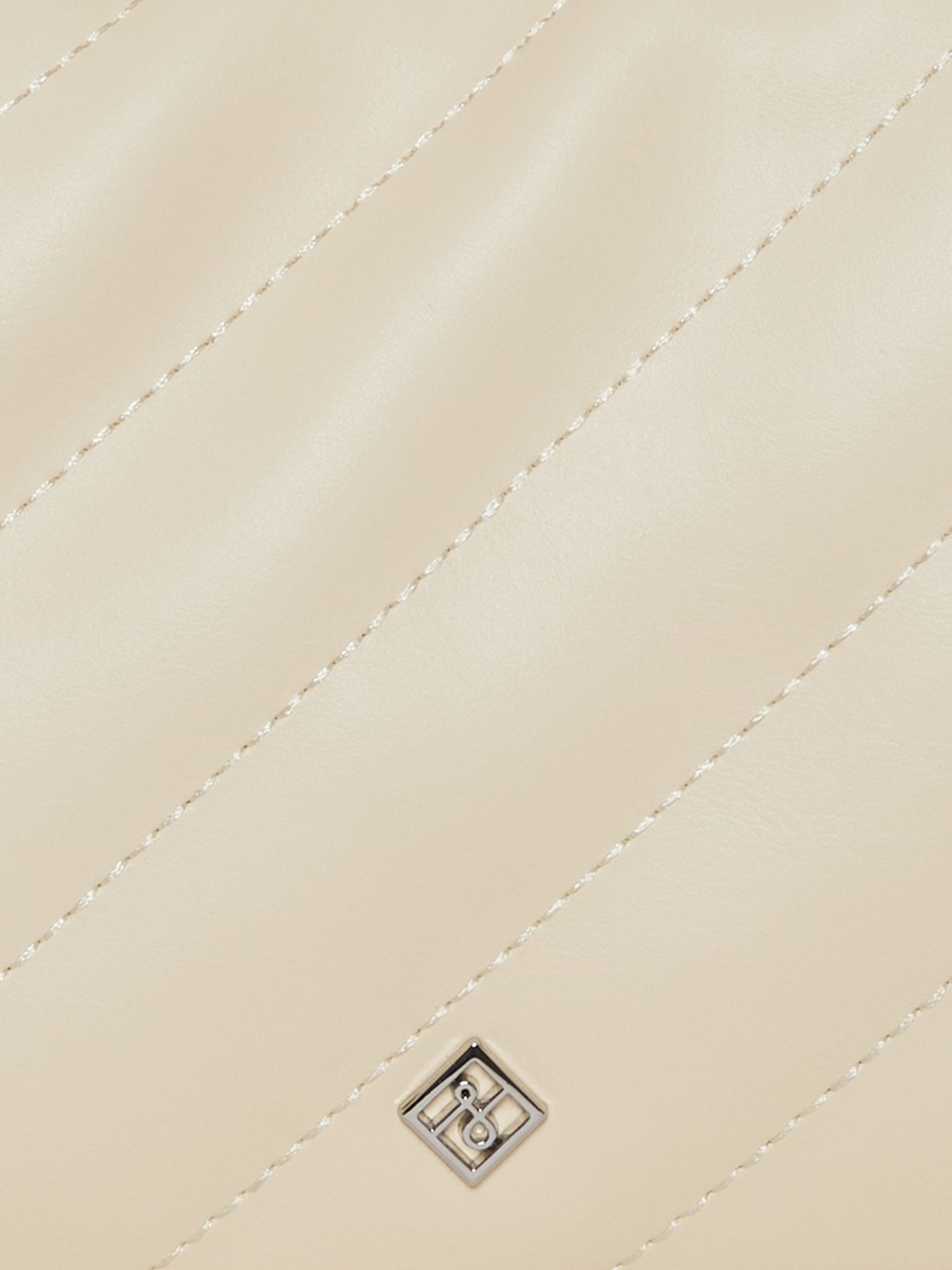 Call It Spring AURAA740 Beige Quilted Medium Sling Handbag