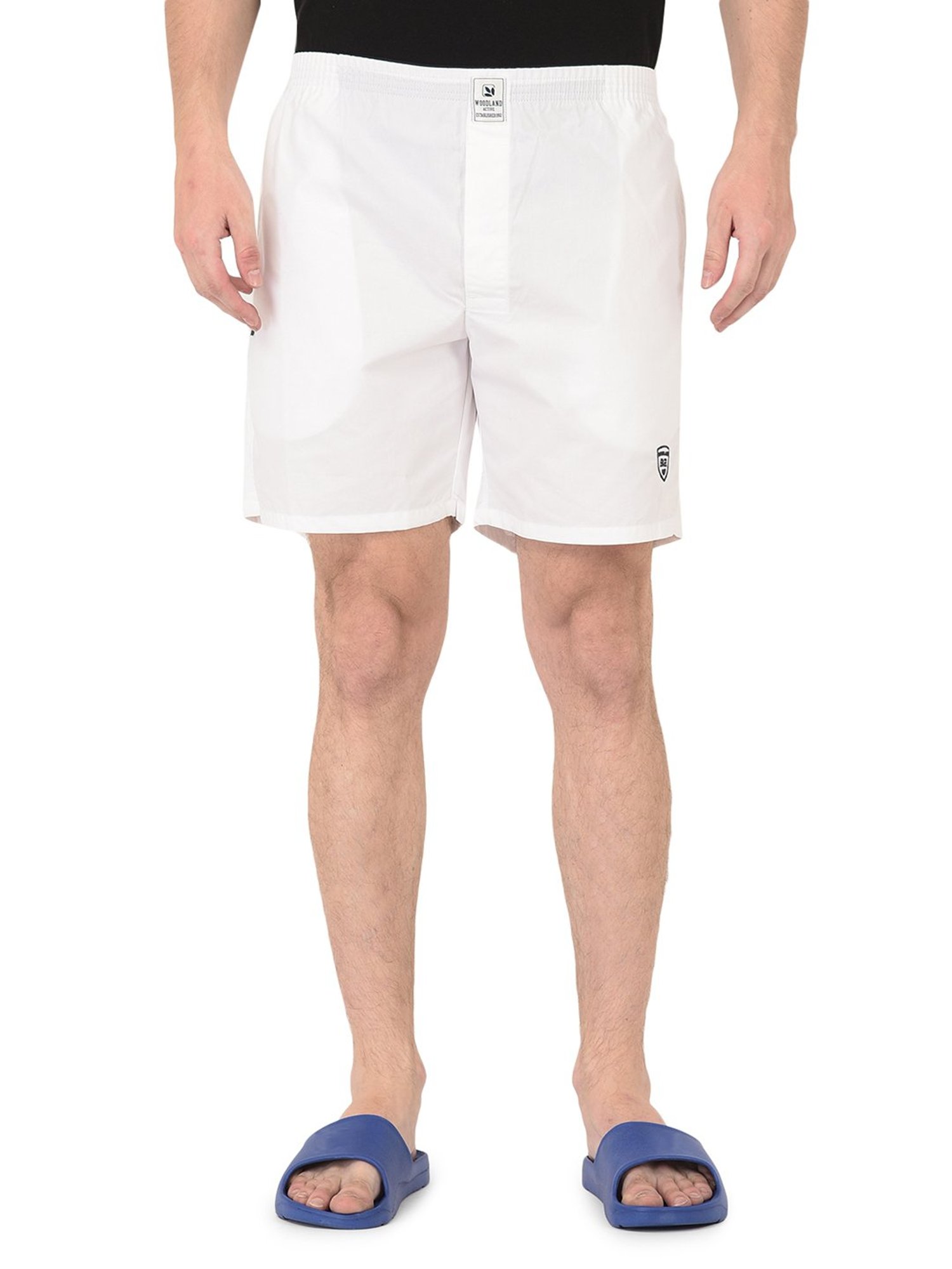 Woodland White Nightwear Shorts
