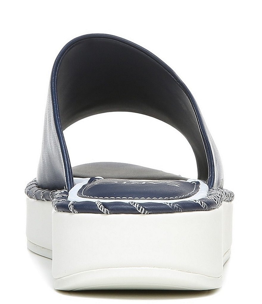 Sarto by Franco Sarto Zoe Leather Platform Slides