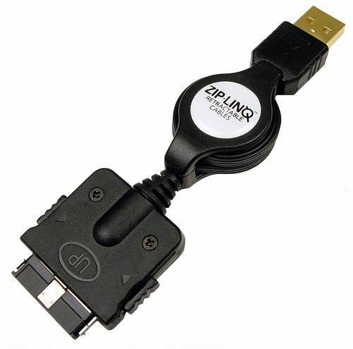 ZipLINQ ZIP-DATA-P32 Retractable Axim X50 Charge and Synch Cable