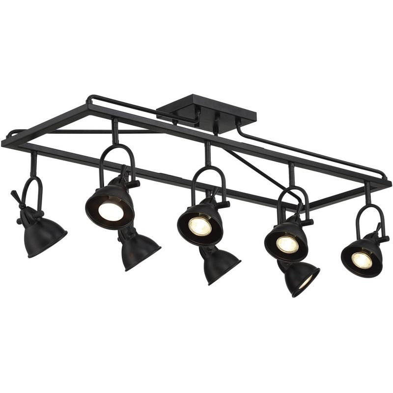 Pro Track Kane 8-Light Bronze Cage Track Fixture