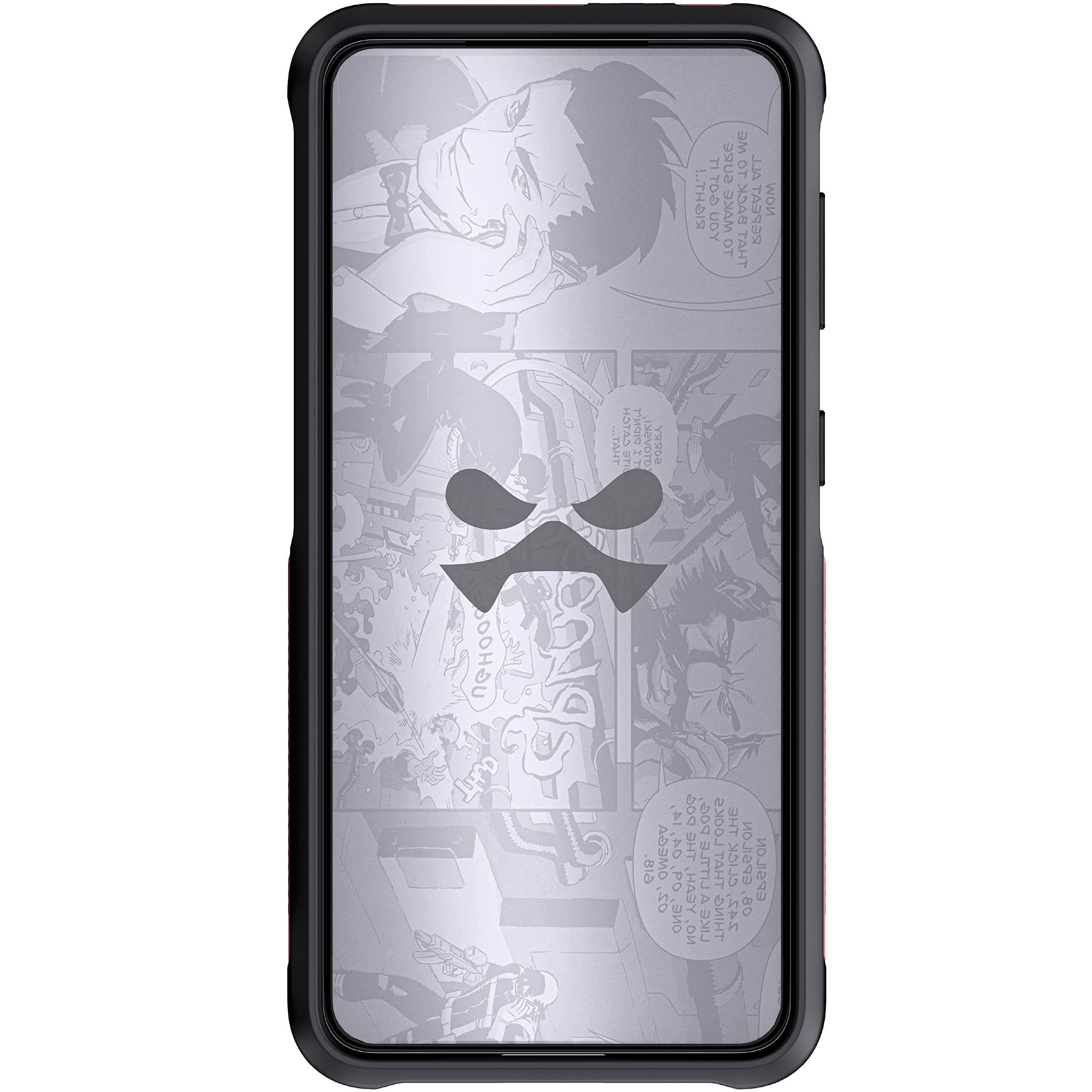 Ghostek Atomic Slim Designed for Galaxy S21 Ultra Case with Protective Metal Bumper Made of Super Tough Lightweight Military Grade Aluminum Alloy for 2021 Galaxy S21 Ultra 5G (6.8 Inch) (Phantom Red)