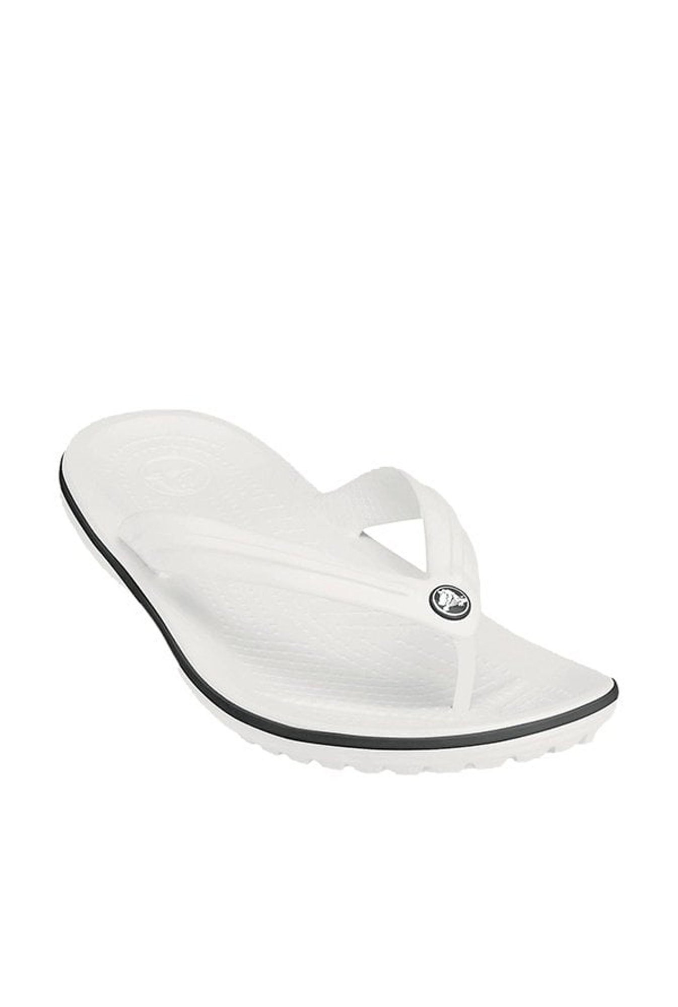 Crocs Unisex Crocband White Flip Flops