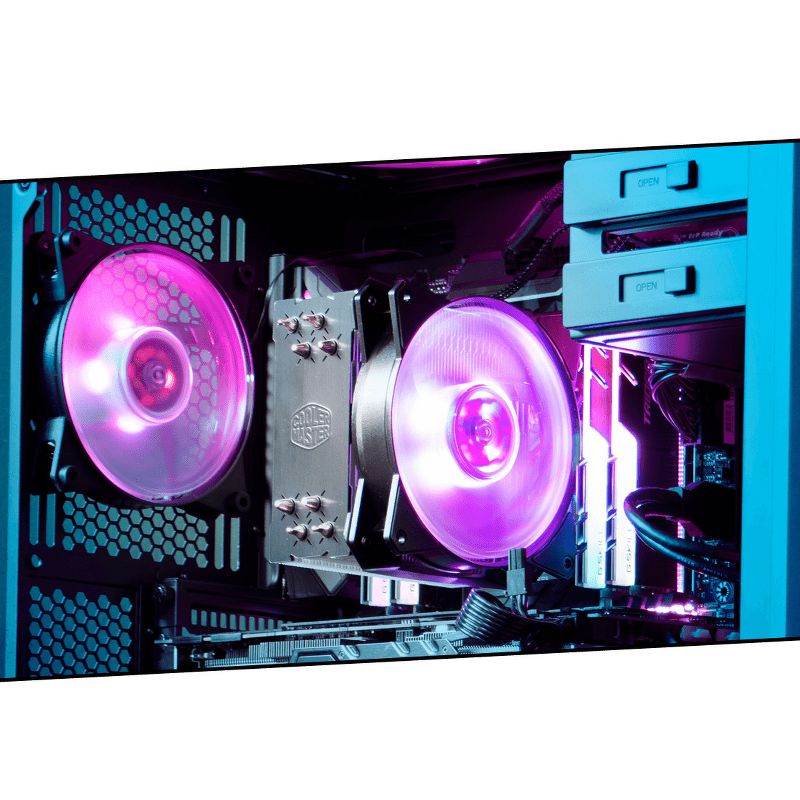 Cooler Master MAP-T4PN-220PC-R1 Cooling Fan/Heatsink - 1 x 120 mm - 66.7 CFM - 30 dB(A) Noise - 4-pin PWM