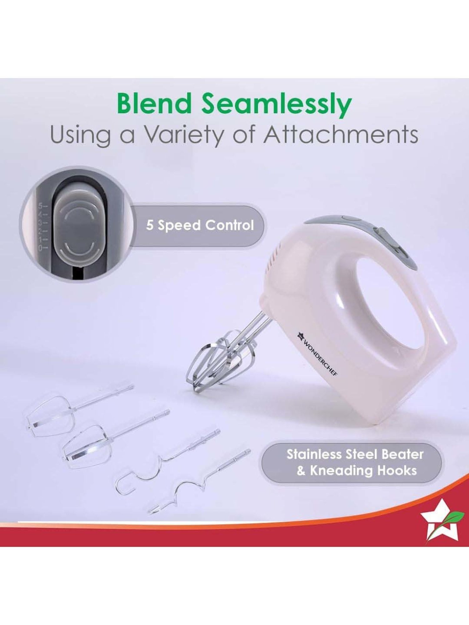 Inalsa 1200W Hand Blender