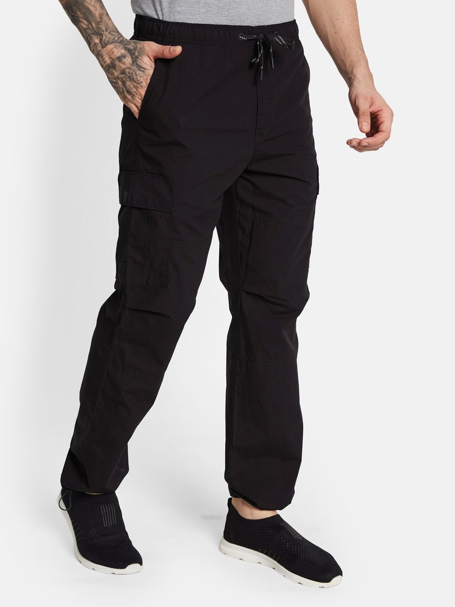 Basics Green Jogger Track Pant