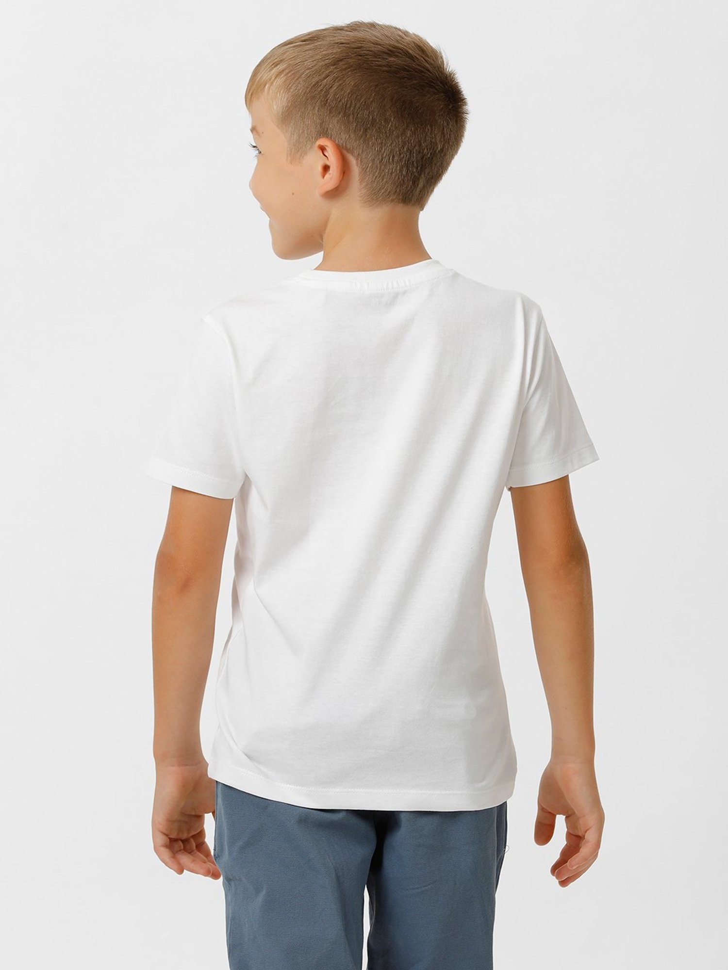 Kate & Oscar Kids White Printed T-Shirt