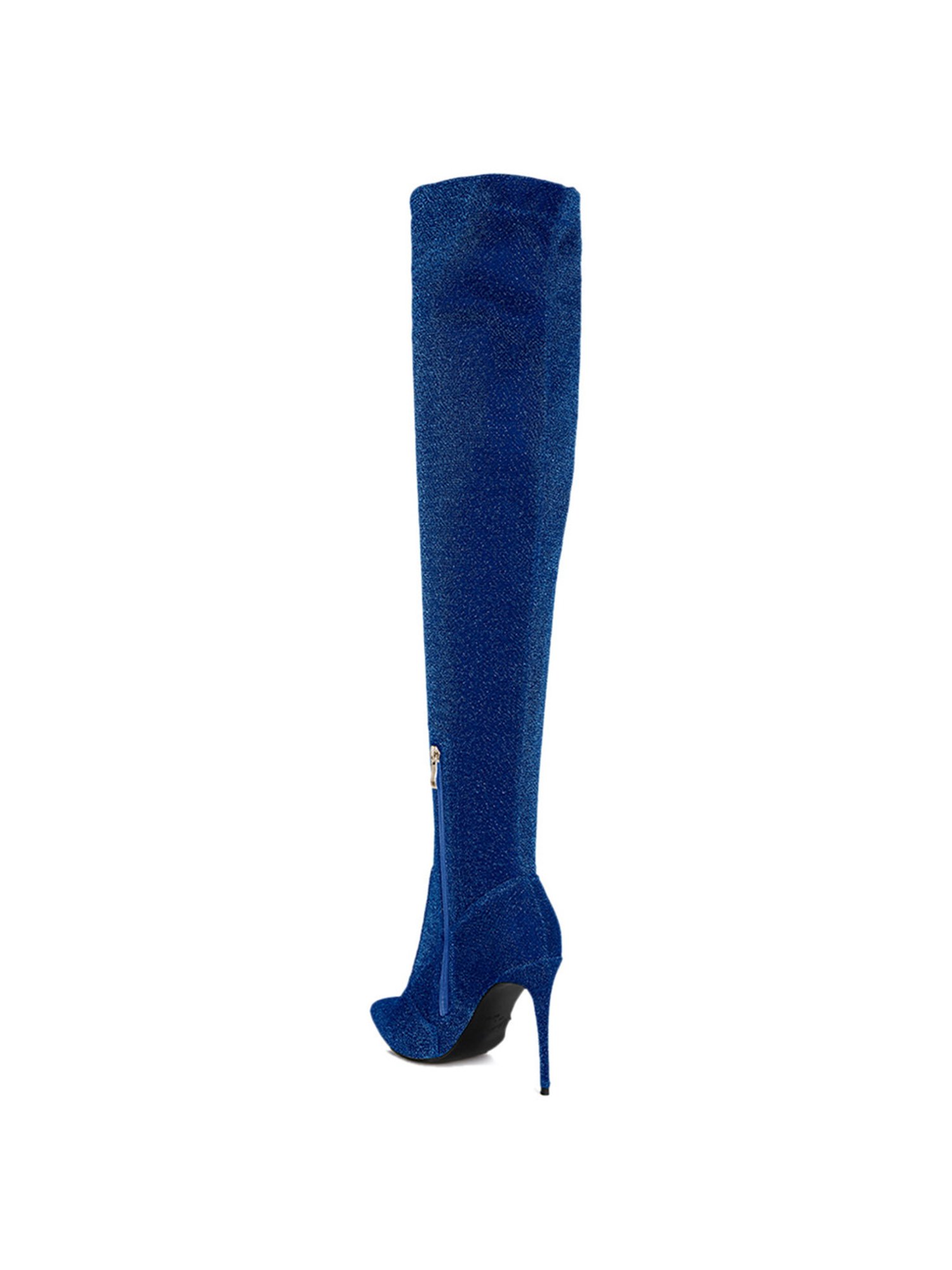 London Rag Women's Blue Stiletto Booties