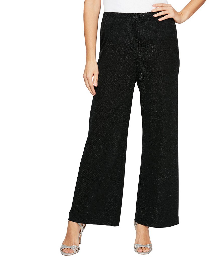 Eliza J Sequin Wide Leg Pants