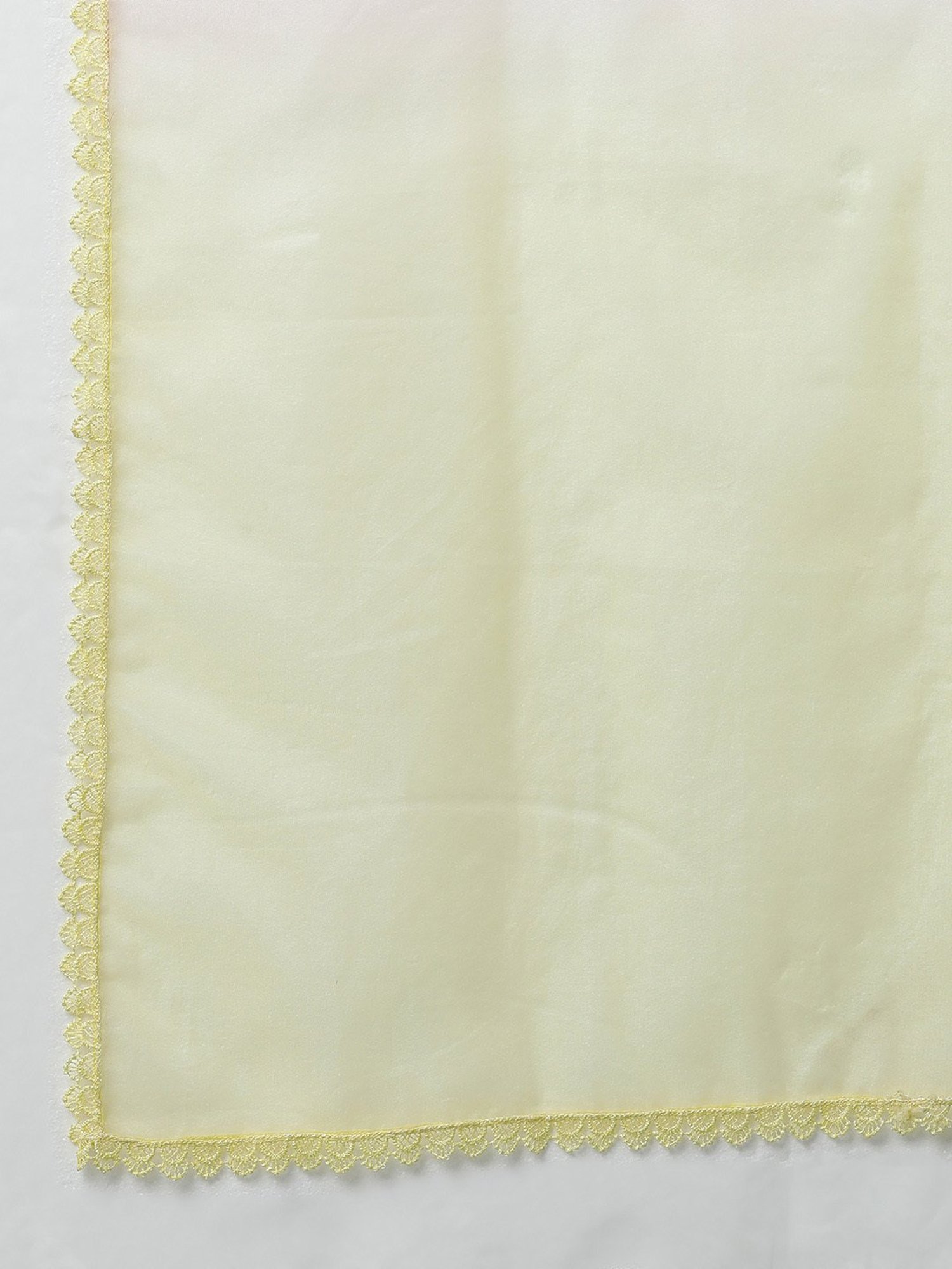 Vaamsi Yellow Embroidered Kurta Pant Set With Dupatta