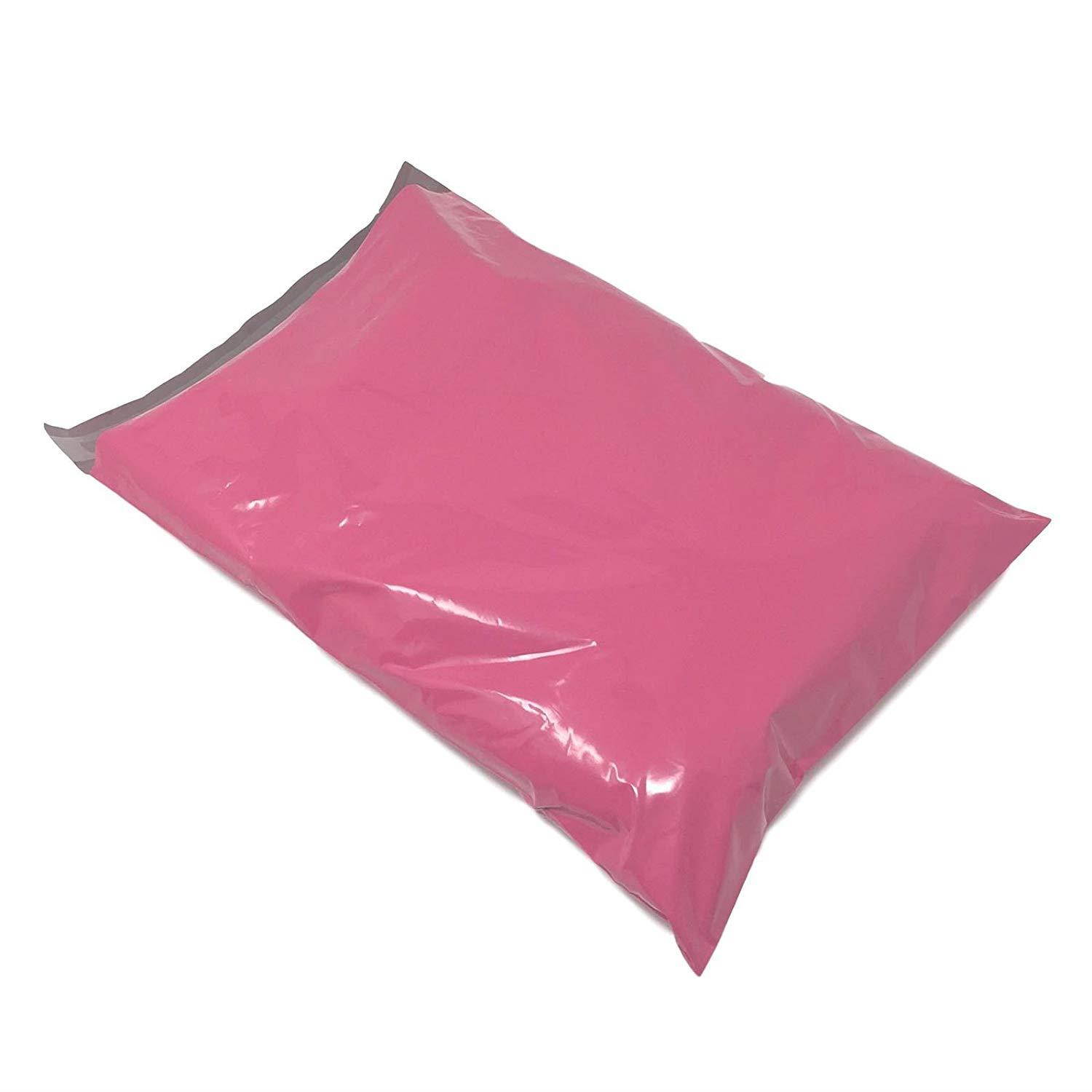 Shop4Mailers 9 x 12 Pink Poly Bag Mailer Envelopes 2 Mil (100 Pack)