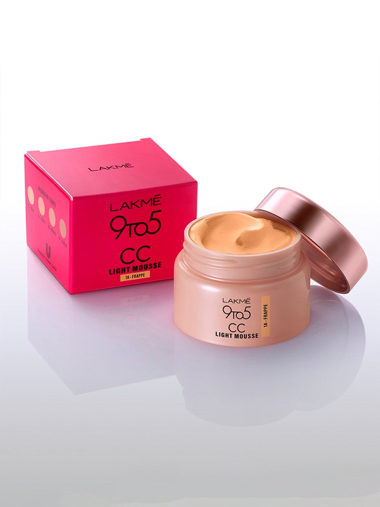 Lakme 9 To 5 CC Light Mousse 1A Frappe - 25 gm