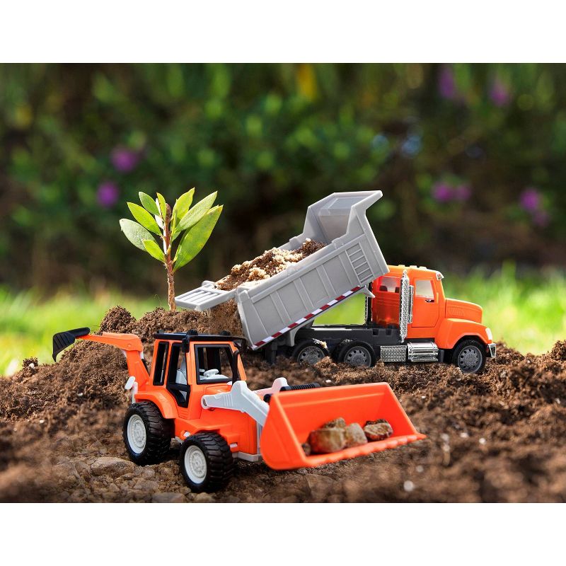 DRIVEN – Toy Digger Truck – Backhoe Loader – Micro Series