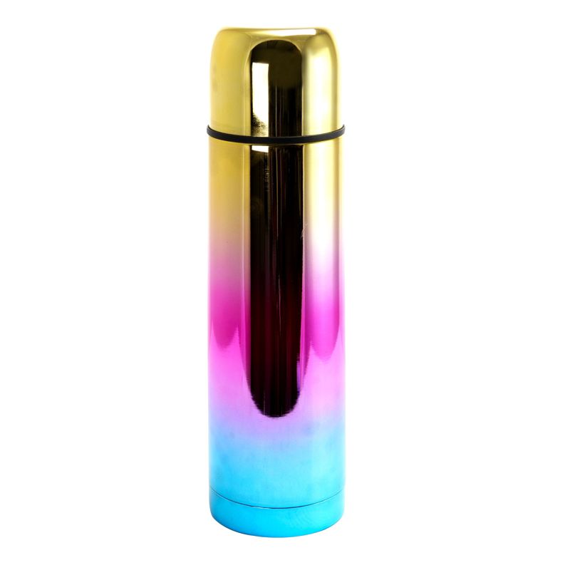 Mr. Coffee Javelin Maura 15 oz Stainless Steel Thermal Bottle in Rainbow Effect