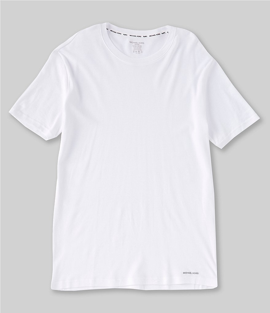 Michael Kors Ultimate Rib Basic Crewneck Tees 2-Pack