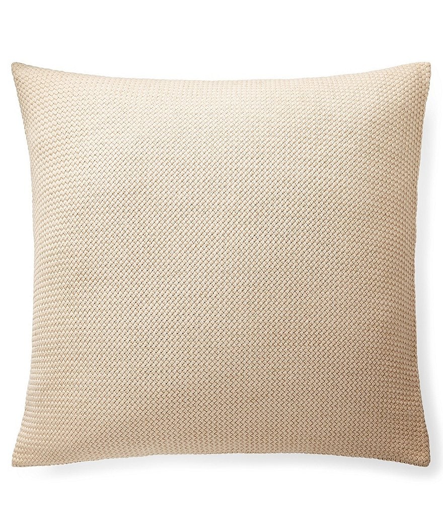 Ralph Lauren Weston Park Collection Watterson Knit Square Pillow