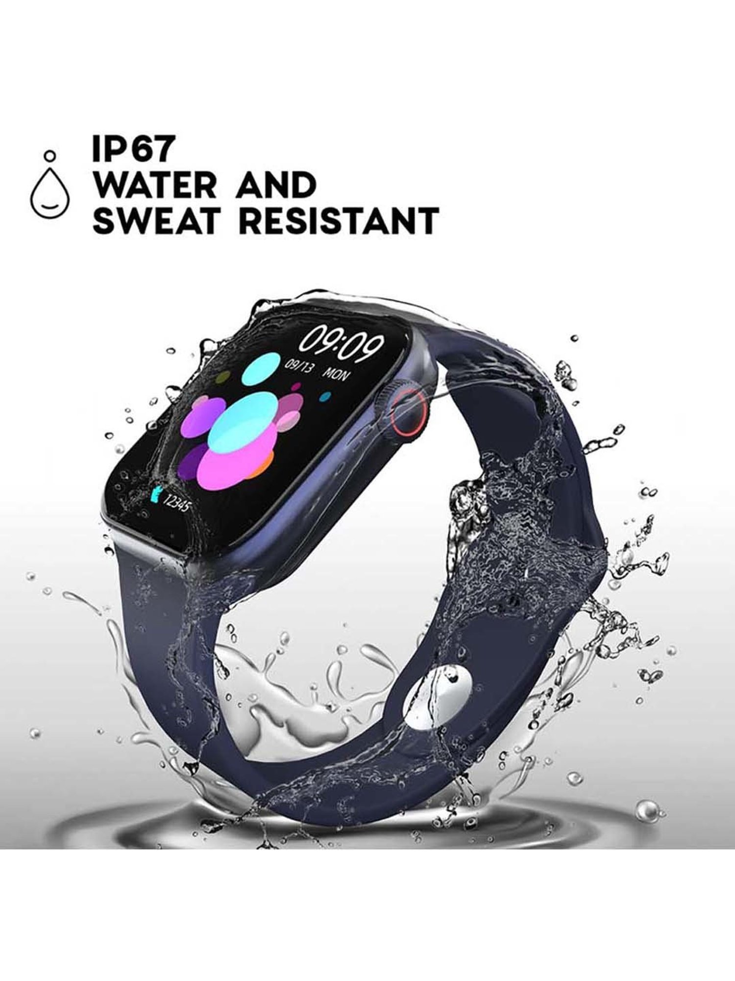 MAXX SX7 Pro Smart Watch with Bluetooth Calling (Free Size, Blue)