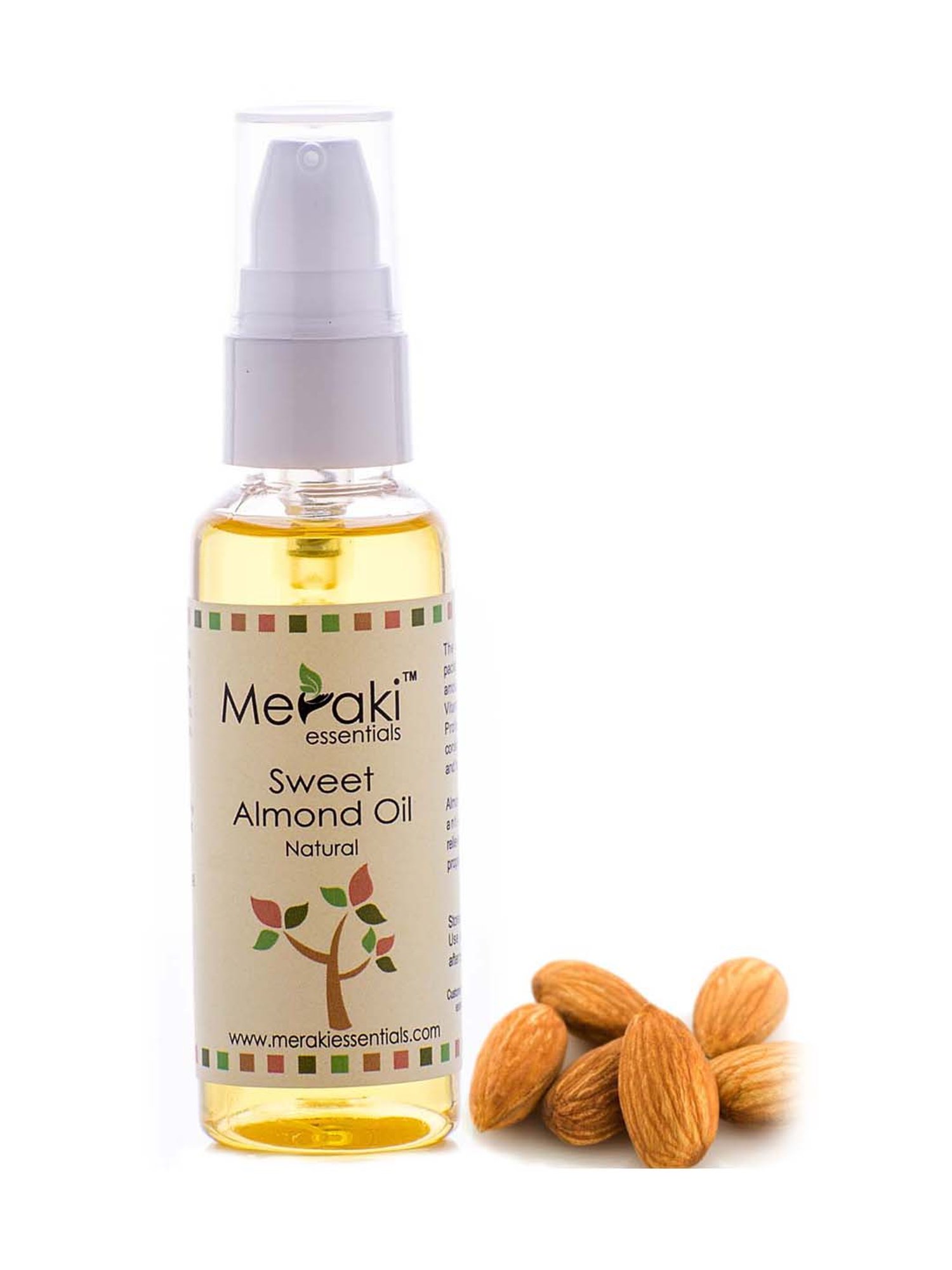 Meraki Essentials Sweet Almond Natural Oil - 50 ml