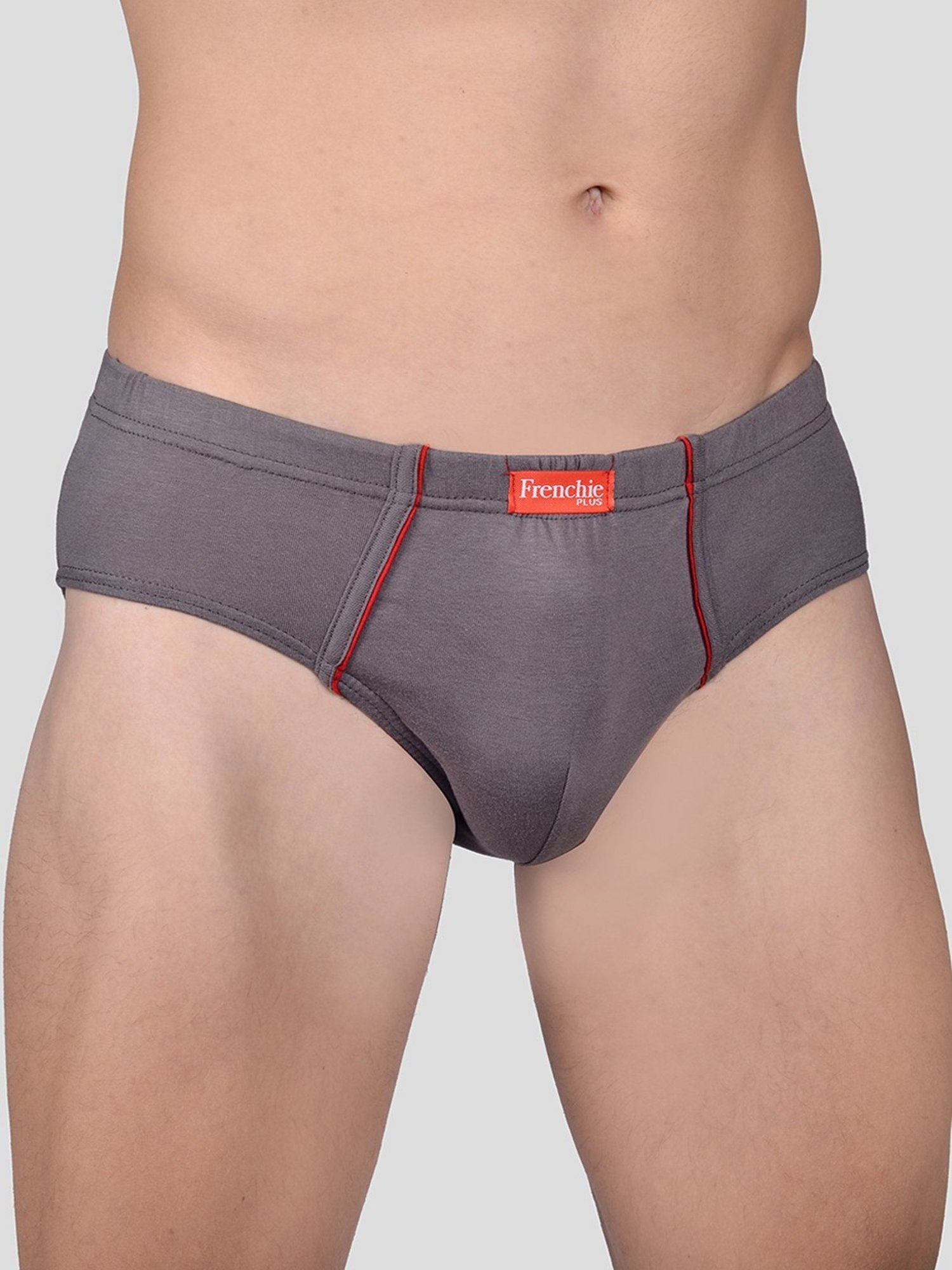 Levi's Grey Cotton Regular Fit Briefs