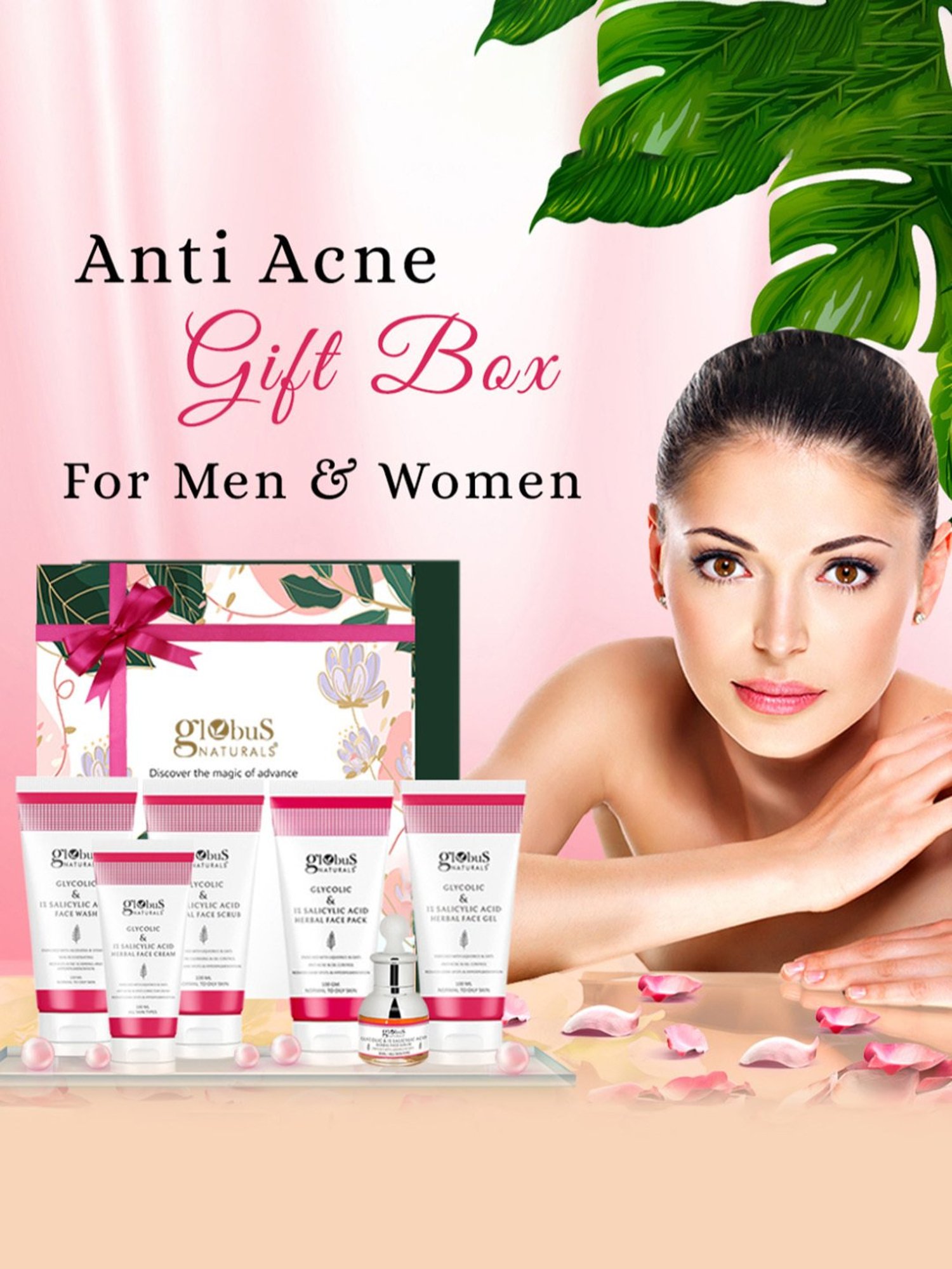 Globus Naturals Glycolic & 1% Salicylic Acid Rakhi Gift Box - Set of 6