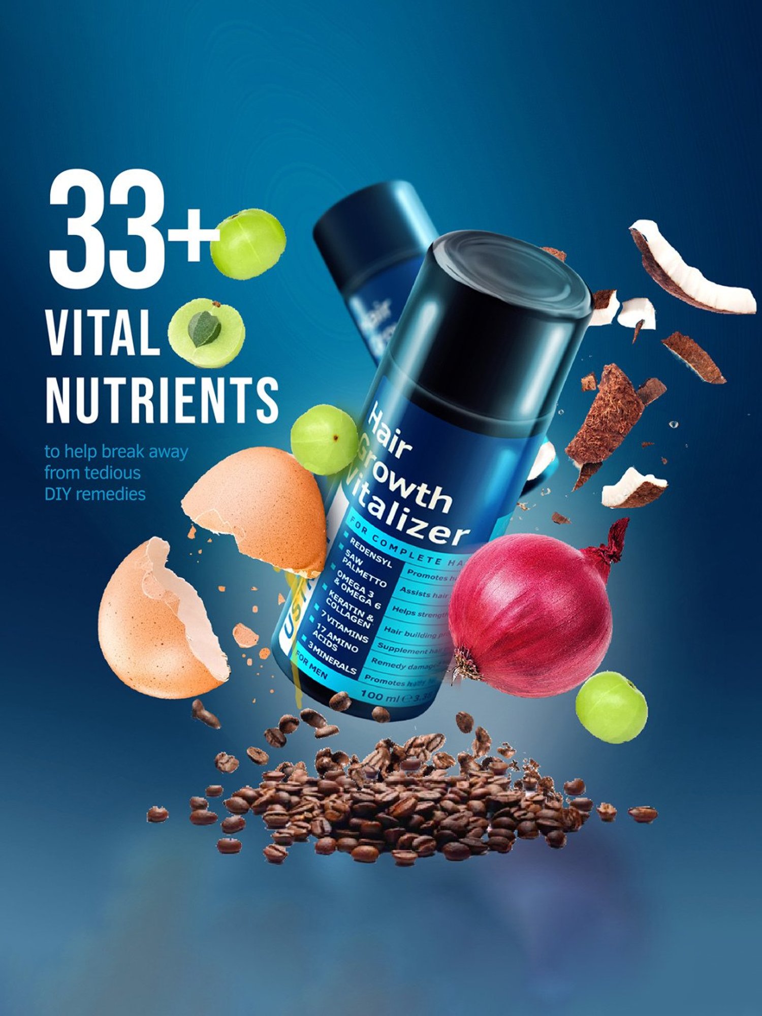 Ustraa Hair Growth Vitalizer - 100 ml