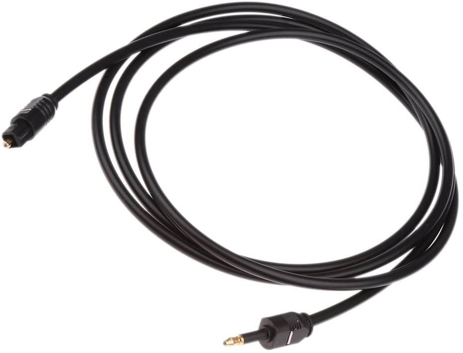 TosLink Male to 3.5mm Male Digital Optical Audio Cable Lead 3ft