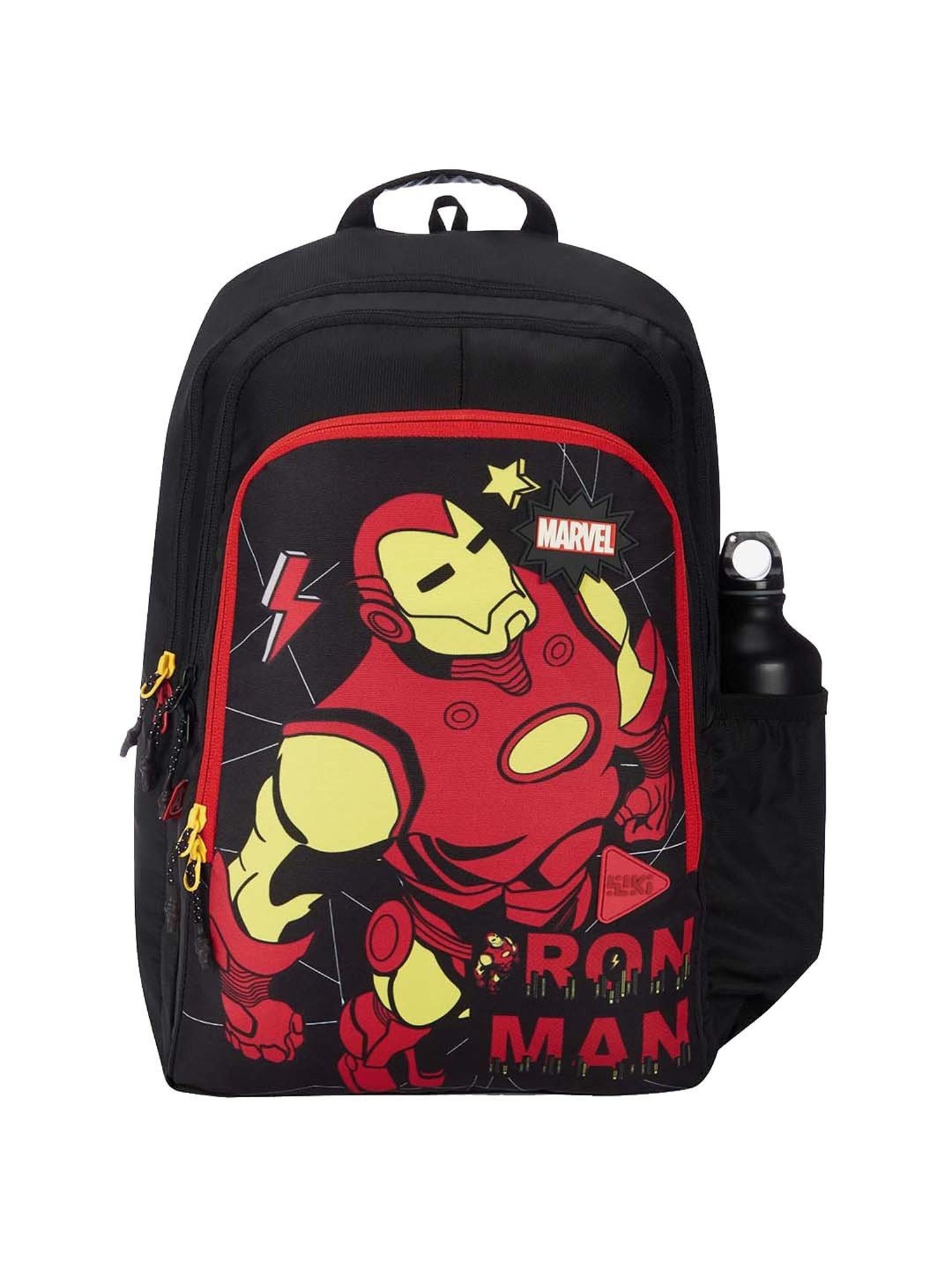 Wiki 24 Ltrs Black Medium Backpack