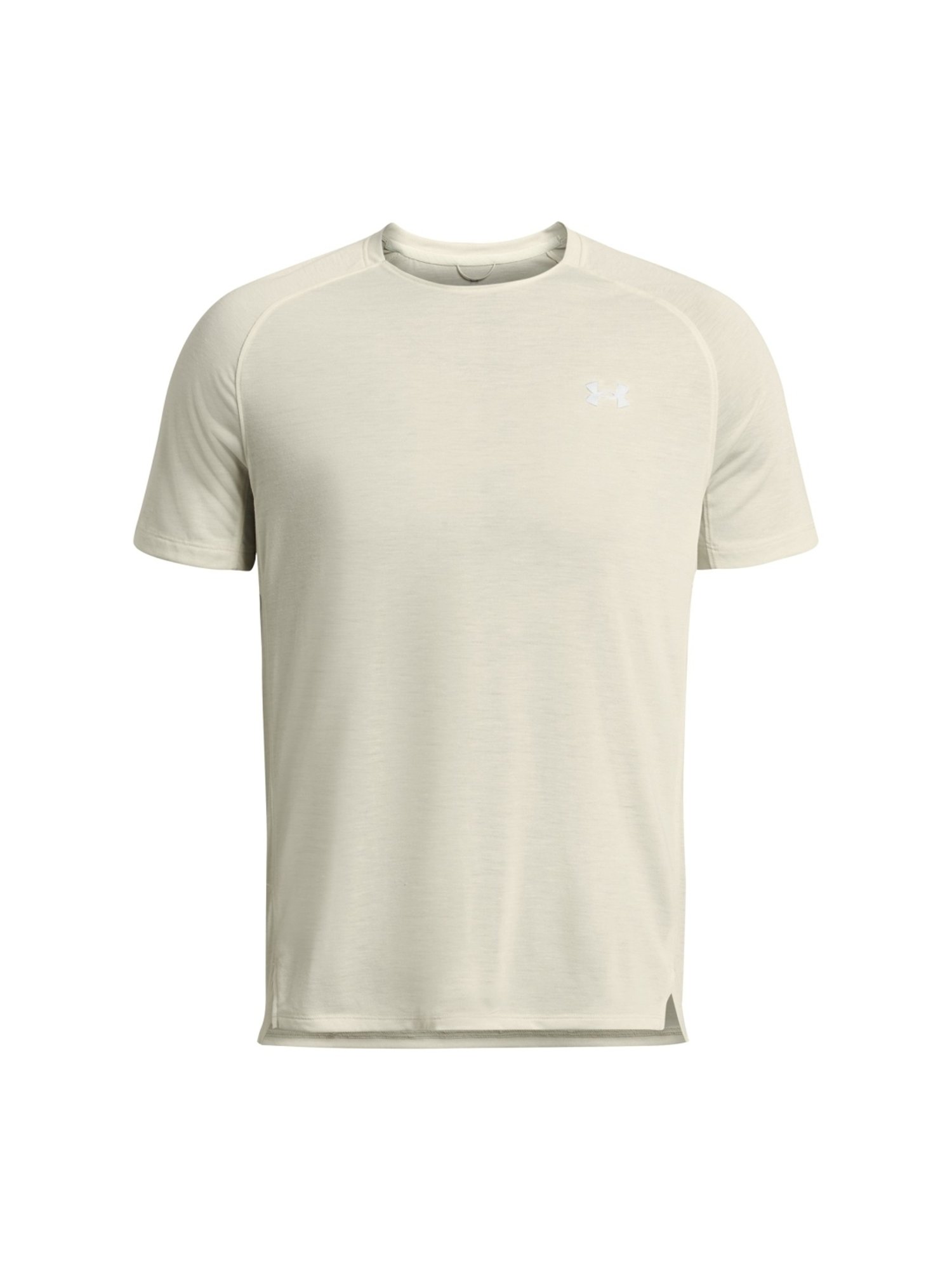 Under Armour Cream Slim Fit Printed T-Shirt