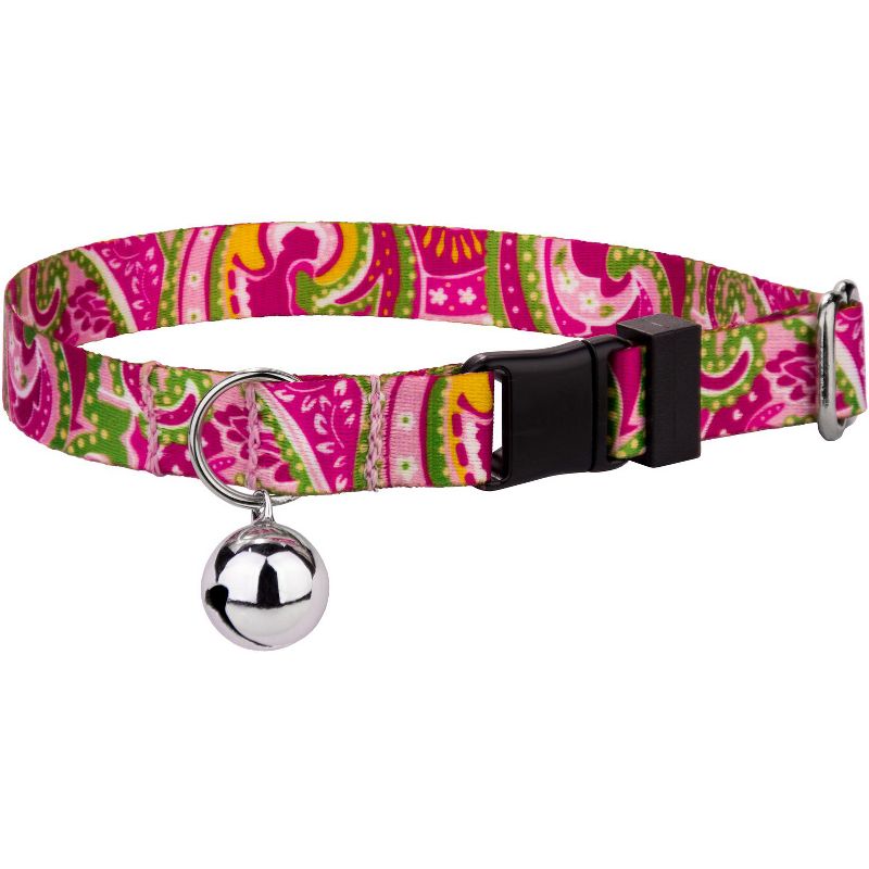 Country Brook Petz(R) Pink Paisley Cat Collar