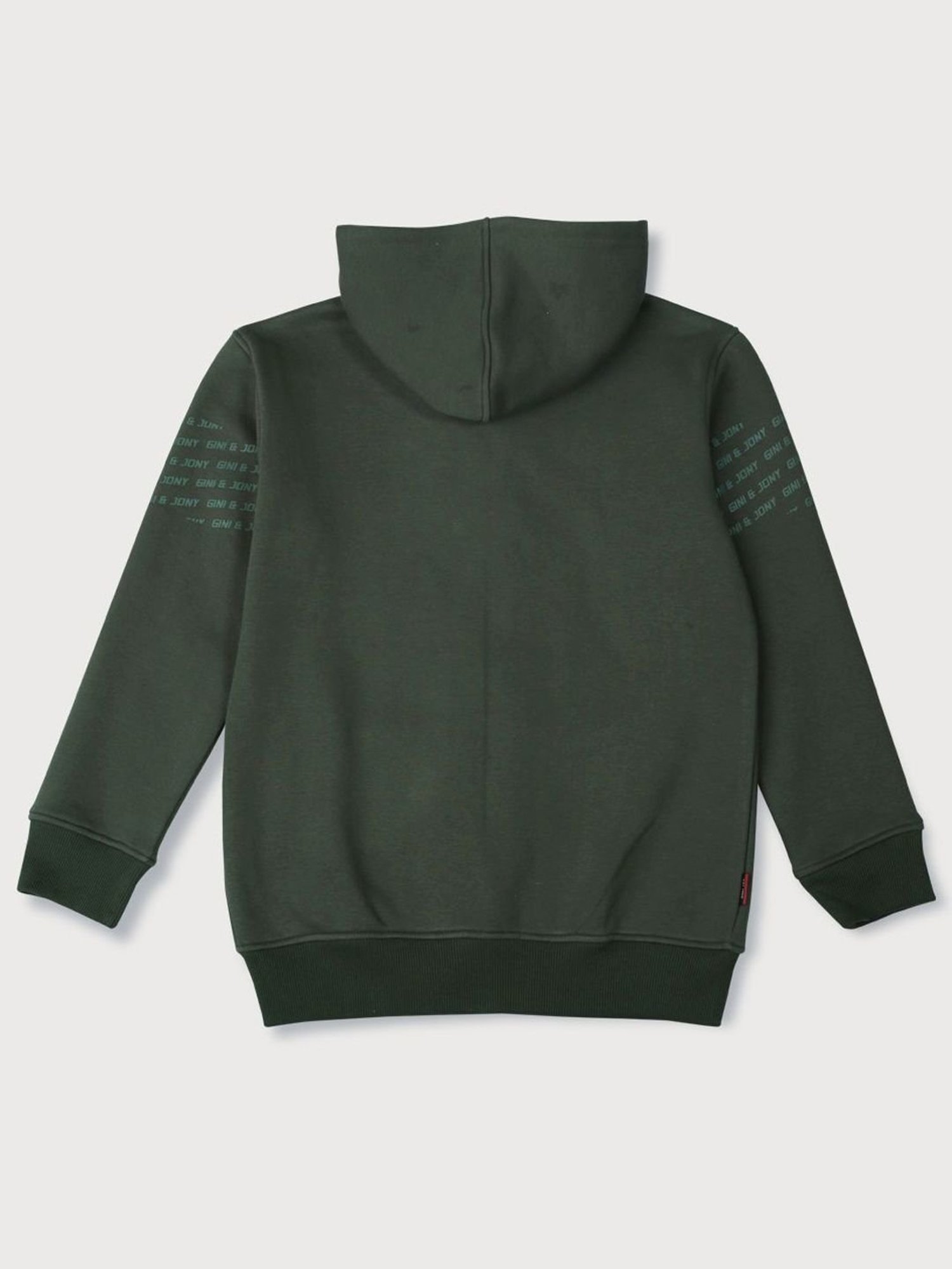 Allen Solly Junior Navy & Green Color Block Full Sleeves Jacket