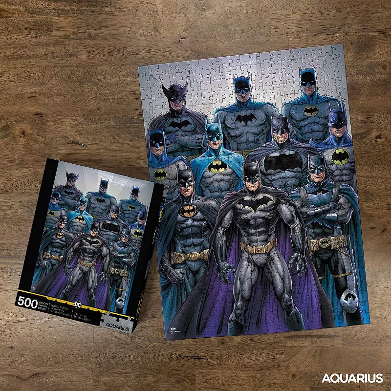 NMR Distribution DC Comics Batman Batsuits 500 Piece Jigsaw Puzzle