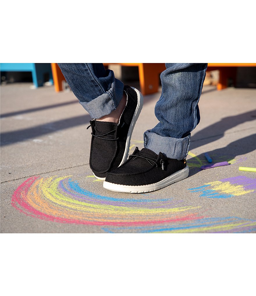 Hey Dude Girls' Wendy Linen Washable Slip-Ons (Youth)