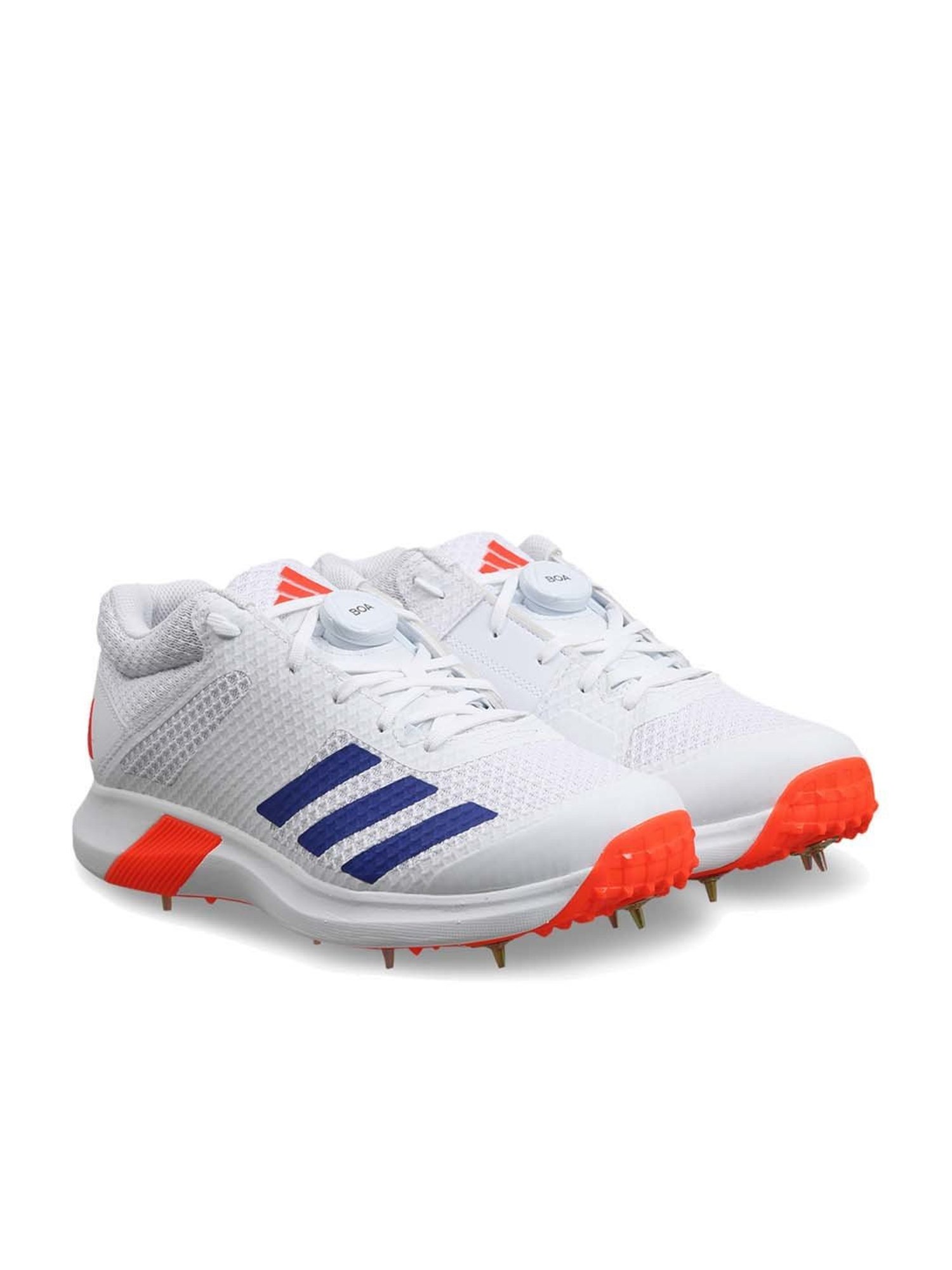 Adidas Men's Adipower Vector Mid 20 White Cricket Shoes