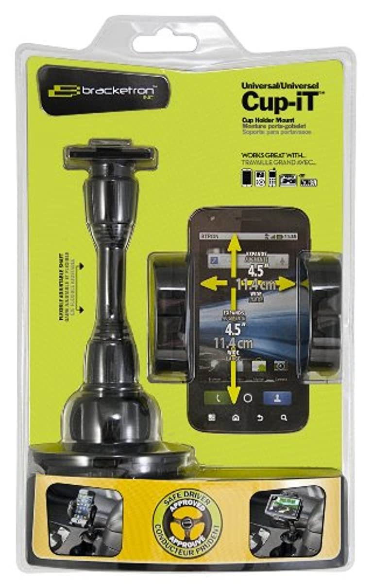 Bracketron Universal Cup-iT Cup holder Mount Phone Cradle For Car Hands Free Law Compatible iPhone X 8 Plus 7 SE 6s 6 5s 5 Samsung Galaxy S9 S8 S7 S6 S5 Note Google Pixel 2 XL LG Nexus Sony UCH-101-BL