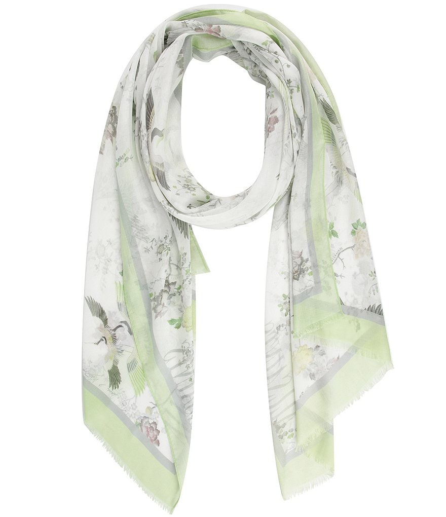 Echo Hammered Silk Oblong Scarf