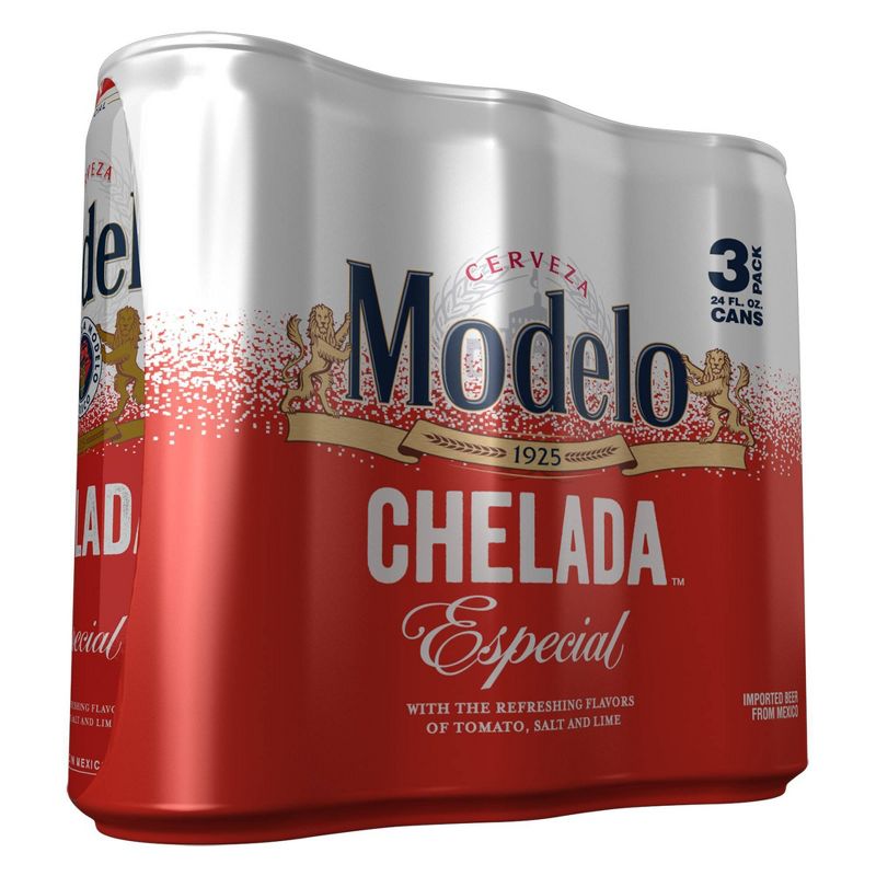 Modelo Chelada Especial Beer - 3pk/24 fl oz Cans