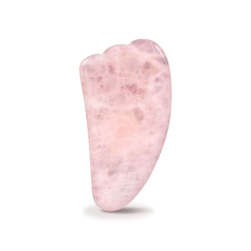 Plum Beauty Rose Quartz Sculpting Gua Sha Stone - 1ct