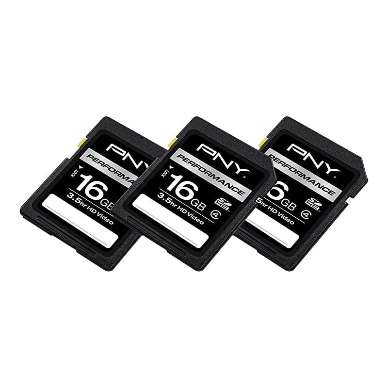 16GB Performance Class 4 SDHC Flash Memory Card 3Pack PSDHC16G4HX3MP