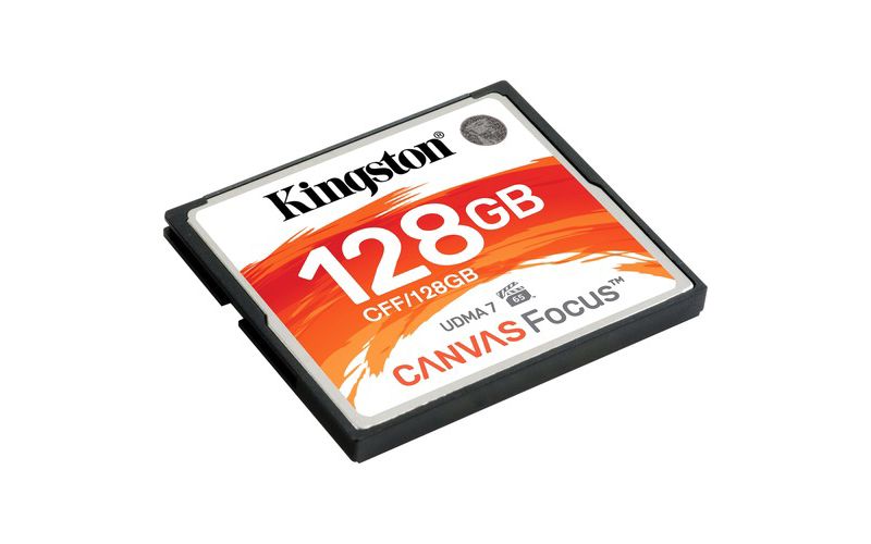 Kingston Canvas Focus 128 GB CompactFlash - 150 MB/s Read - 130 MB/s Write
