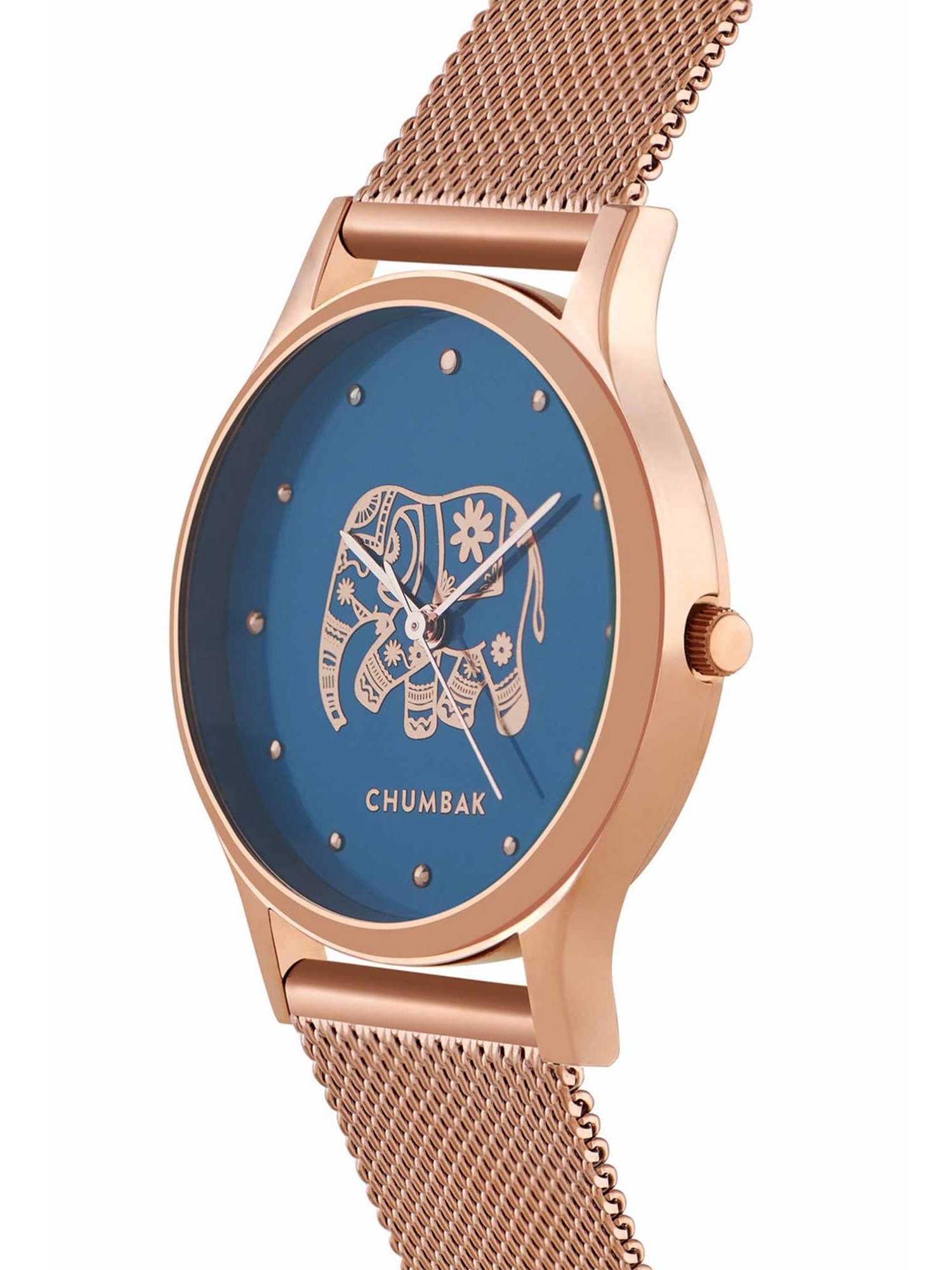 Chumbak 8907605117381 Carnival Elephant Analog Watch for Women