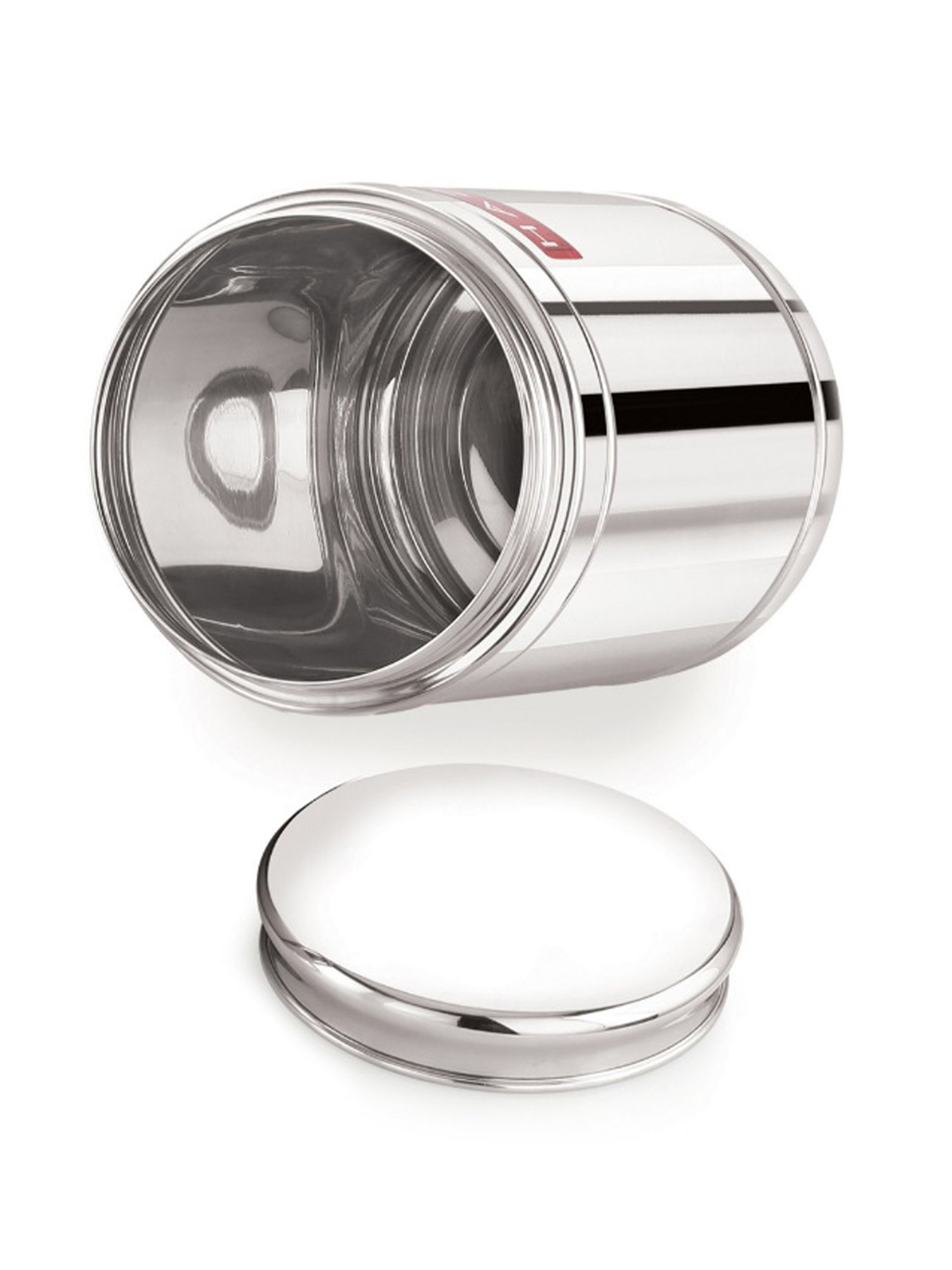 HAZEL Silver Stainless Steel Storage Box for Kitchen (0.8L)